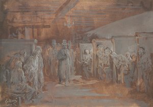 Tavern in Whitechapel, 1869 by Gustave Dore